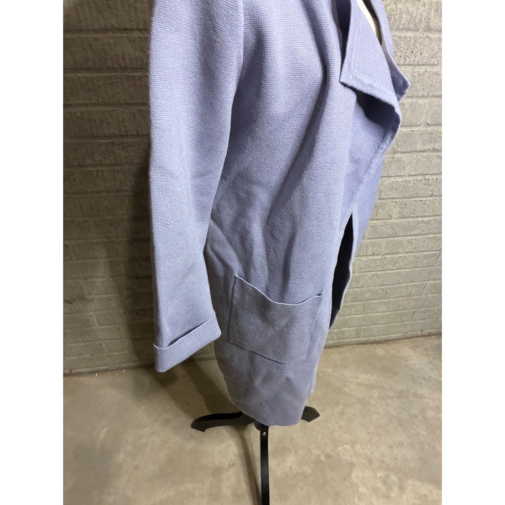 New Anrabess Longline Duster Cardigan Sweater‎ Jacket Purple Large. - Picture 3 of 6